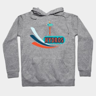 Hydroplanes and Space Needle. Seattle Summer Style Hoodie